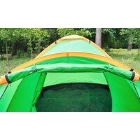 Треккинговая палатка Sundays Camp 4 (зеленый/желтый) - Превью изображения №4 — Интернет-магазин ПроЗаказ