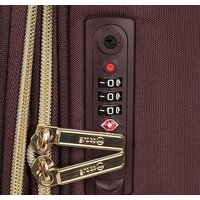 Чемодан-спиннер Grott 338-1731/3-24 (бордовый) - Превью изображения №7 — Интернет-магазин ПроЗаказ
