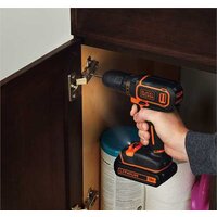 Дрель-шуруповерт Black & Decker BDCDC18KB (с 2-мя АКБ и кейсом) - Превью изображения №2 — Интернет-магазин ПроЗаказ