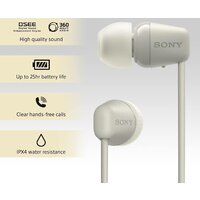 Наушники Sony WI-C100 (бежевый) - Превью изображения №4 — Интернет-магазин ПроЗаказ