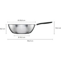 Сковорода ВОК Fiskars Functional Form 1072313 - Превью изображения №4 — Интернет-магазин ПроЗаказ
