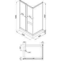 Душевой уголок Triton Фьюжн 100x80 А Полосы - Превью изображения №12 — Интернет-магазин ПроЗаказ
