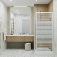 Душевой уголок Triton Фьюжн 100x80 А Полосы - Превью изображения №5 — Интернет-магазин ПроЗаказ