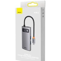 Док-станция Baseus StarJoy 4-Port Type-C Hub Adapter WKWG070113 - Превью изображения №3 — Интернет-магазин ПроЗаказ
