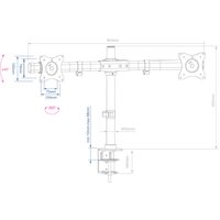 Кронштейн для монитора Arm Media LCD-T42 - Превью изображения №2 — Интернет-магазин ПроЗаказ