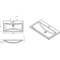 Умывальник Versalia Soft 80 - Превью изображения №10 — Интернет-магазин ПроЗаказ