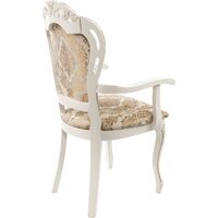 Стул с подлокотниками Woodville Bronte (молочный/патина) - Превью изображения №3 — Интернет-магазин ПроЗаказ