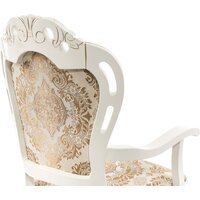 Стул с подлокотниками Woodville Bronte (молочный/патина) - Превью изображения №9 — Интернет-магазин ПроЗаказ