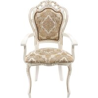 Стул с подлокотниками Woodville Bronte (молочный/патина) - Превью изображения №2 — Интернет-магазин ПроЗаказ