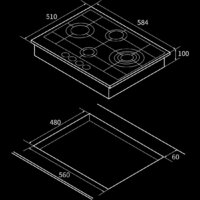 Варочная панель Hiberg VM 6245 Gr - Превью изображения №10 — Интернет-магазин ПроЗаказ