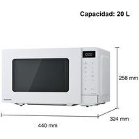 Микроволновая печь Panasonic NN-ST21QWEPG - Превью изображения №3 — Интернет-магазин ПроЗаказ