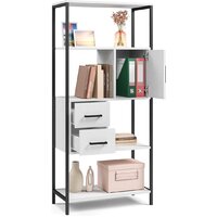 Стеллаж Mio Tesoro Cool Joy Loft (белый/черный) - Превью изображения №2 — Интернет-магазин ПроЗаказ