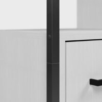 Стеллаж Mio Tesoro Cool Joy Loft (белый/черный) - Превью изображения №6 — Интернет-магазин ПроЗаказ