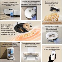 Робот-пылесос Dreame Robot Vacuum L50s Pro Ultra White RLL88HE (евровилка, белый) - Превью изображения №13 — Интернет-магазин ПроЗаказ