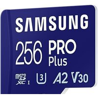 Карта памяти Samsung PRO Plus microSDXC 256GB MB-MD256SA/EU (с адаптером) - Превью изображения №2 — Интернет-магазин ПроЗаказ