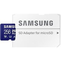 Карта памяти Samsung PRO Plus microSDXC 256GB MB-MD256SA/EU (с адаптером) - Превью изображения №5 — Интернет-магазин ПроЗаказ