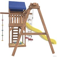 Игровой комплекс National Tree Company С качелями лодочка для улицы и дачи IgroWoods ДП-1 - Превью изображения №5 — Интернет-магазин ПроЗаказ