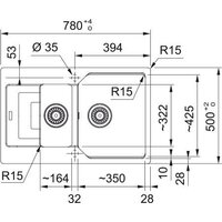 Кухонная мойка Franke Urban UBG 651-78 114.0741.213 (оникс) - Превью изображения №3 — Интернет-магазин ПроЗаказ