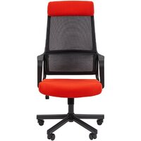 Офисное кресло CHAIRMAN 590 (черный/красный) - Превью изображения №2 — Интернет-магазин ПроЗаказ