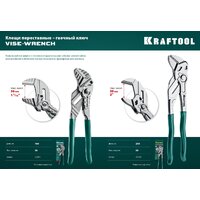 Клещи переставные KRAFTOOL Vise-Wrench 22063 - Превью изображения №10 — Интернет-магазин ПроЗаказ