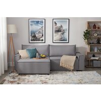 Угловой диван Mio Tesoro Дюссельдорф 293 1.5ек-1.5пф (1174 Savanna Plus Ash) - Превью изображения №11 — Интернет-магазин ПроЗаказ