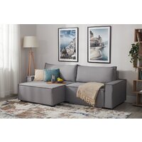 Угловой диван Mio Tesoro Дюссельдорф 293 1.5ек-1.5пф (1174 Savanna Plus Ash) - Превью изображения №12 — Интернет-магазин ПроЗаказ