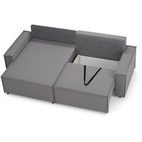 Угловой диван Mio Tesoro Дюссельдорф 293 1.5ек-1.5пф (1174 Savanna Plus Ash) - Превью изображения №8 — Интернет-магазин ПроЗаказ