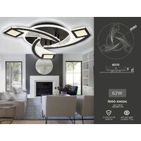 Припотолочная люстра Ambrella light Acrylica FA4477 - Превью изображения №8 — Интернет-магазин ПроЗаказ