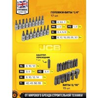 Универсальный набор инструментов JCB JCB-4821-5 (82 предмета) - Превью изображения №4 — Интернет-магазин ПроЗаказ