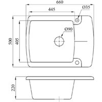 Кухонная мойка БелЭворс Flexi R (темно-бежевый) - Превью изображения №3 — Интернет-магазин ПроЗаказ