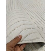 Ковер для жилой комнаты Radjab Carpet Сканди Сизаль Прямоугольник 10949A 12211RK (1.6x2.3, Krem/Krem) - Превью изображения №5 — Интернет-магазин ПроЗаказ