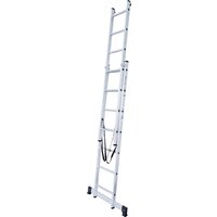 Лестница-стремянка Новая высота NV 122 алюминиевая двухсекционная 2x7 ступеней - Превью изображения №5 — Интернет-магазин ПроЗаказ