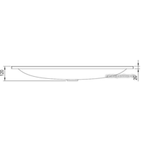 Умывальник Ravak Clear 1000 100x38 [XJJ01110000] - Превью изображения №9 — Интернет-магазин ПроЗаказ