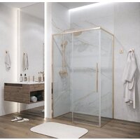 Душевая стенка Grossman Galaxy 90x195 200.K33.01.90.32.00 (золото сатинстекло прозрачное) - Превью изображения №6 — Интернет-магазин ПроЗаказ