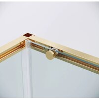 Душевая стенка Grossman Galaxy 90x195 200.K33.01.90.32.00 (золото сатинстекло прозрачное) - Превью изображения №3 — Интернет-магазин ПроЗаказ