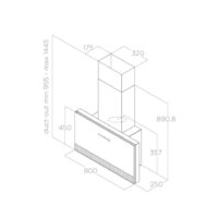Кухонная вытяжка Elica Super Plat BL/F/80 - Превью изображения №3 — Интернет-магазин ПроЗаказ