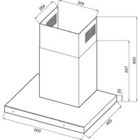 Кухонная вытяжка Krona Onyx 600 Glass S (черный) - Превью изображения №18 — Интернет-магазин ПроЗаказ