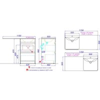  Aqwella Тумба под умывальник Forma FOR01052 L - Превью изображения №7 — Интернет-магазин ПроЗаказ
