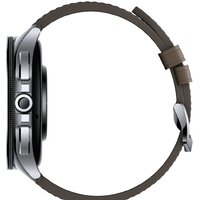 Умные часы Xiaomi Watch 2 Pro LTE (серебристый, с коричневым кожаным ремешком, международная версия) - Превью изображения №5 — Интернет-магазин ПроЗаказ