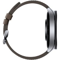 Умные часы Xiaomi Watch 2 Pro LTE (серебристый, с коричневым кожаным ремешком, международная версия) - Превью изображения №6 — Интернет-магазин ПроЗаказ