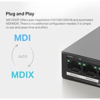 Неуправляемый коммутатор Mercusys MS105GP - Превью изображения №9 — Интернет-магазин ПроЗаказ