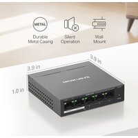 Неуправляемый коммутатор Mercusys MS105GP - Превью изображения №10 — Интернет-магазин ПроЗаказ