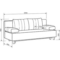 Диван Mio Tesoro Саари SB3 (Malmo 61 Pink) - Превью изображения №7 — Интернет-магазин ПроЗаказ