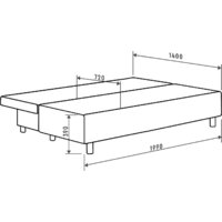 Диван Mio Tesoro Саари SB3 (Malmo 61 Pink) - Превью изображения №8 — Интернет-магазин ПроЗаказ