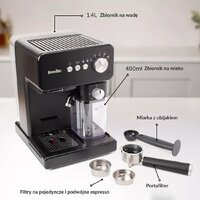 Рожковая кофеварка Breville Prima Latte Compact VCF183X - Превью изображения №7 — Интернет-магазин ПроЗаказ