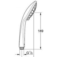 Душевая лейка Grohe Vitalio Joy 110 Duo 27317000 - Превью изображения №2 — Интернет-магазин ПроЗаказ