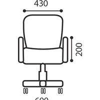 Офисное кресло Brabix Prestige Ergo MG-311 (ткань, серый) - Превью изображения №7 — Интернет-магазин ПроЗаказ