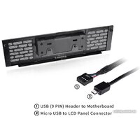 ЖК-панель Thermaltake LCD Panel Kit Tower 200 AC-066-OO1NAN-A1 - Превью изображения №2 — Интернет-магазин ПроЗаказ