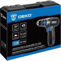 Дрель-шуруповерт Deko ZKCD12V PRO 084-1013 (с 2-мя АКБ, кейс) - Превью изображения №5 — Интернет-магазин ПроЗаказ