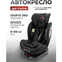 Детское автокресло Forsage Kids BS12 (black) - Превью изображения №7 — Интернет-магазин ПроЗаказ